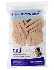 Beauty: Graham Hands Down Ultra Nail and Cosmetic Pads, 240 Count - Graham