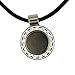 PINMEI Beautiful Crystal Golf Ball Marker with Bling Black Necklace for Women Golf Gift