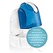 Cool Misting Ultrasonic Humidifier | 1 Gallon Tank, 36 Hour Runtime, Nightlight, Auto Shut-Off, Refill Indicator Light | Clean Tank Technology, BONUS DEMINERALIZATION CARTRIDGE | HoMedics