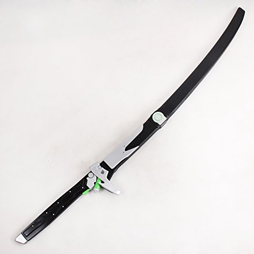 Mtxc Overwatch Cosplay Prop Genji Sword & Scabbard Black - Image 3