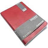 Zequenz Classic 360 Soft Bound Journal Writing Notebook Red, Lite, Large 7.5 - inch x 10 - inch, 100 sheets / 200 pages, Ruled / Lined Premium Paper