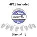 Anti Snoring Devices 4 Pieces(2 Sizes) M L Nose Vents, Breathing Device, Anti Snore Nose, Snore Care, Nose Snoring, Sleep Natural Sleep Aid, Snore Solutions, Nose Breathing AIDS, Travel Case