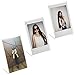 CAIUL Clear Acrylic Film Photo Frame Compatible with Fujifilm Instax Mini 8 8+ 9 70 7s 90 25 26 50s, Instax SP-2, Polaroid PIC-300 Z2300 Film, L Model, Set of 3