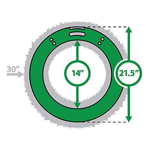 [Door Protecting Holiday Wreath Pad] - Prevent Damage to Front Door - Fits 30 to 33 Inch Wreaths - Padding Prevents Scratches Dings and Dents - Decorative Protection from Seasonal Greenery (30") - Thumbnail 6
