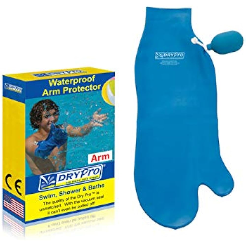 DryPro Waterproof Vacuum Sealed Half Arm Cast Cover, Small Health