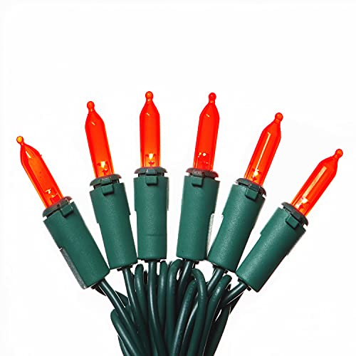 200 Red Christmas Lights, Commercial Grade LED Seasonal and Decorative