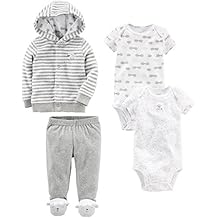 Simple Joys by Carter's Baby 4-Piece Terry Cardigan Set