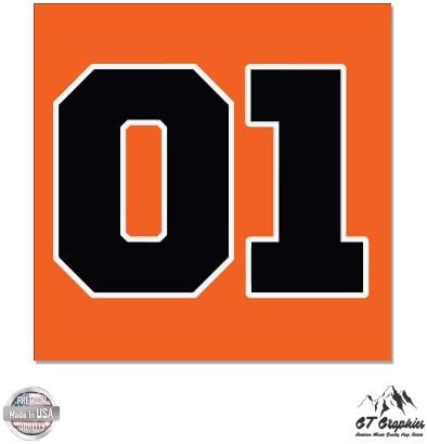 GT Graphics Dukes of Hazard 01 General Lee - Vinyl Sticker Waterproof Decal