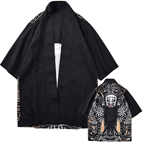 Cover Up For Women Unisex Dragon Sakura Cherry Casual Loose Kimono Kaftan Shawl