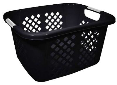 HMS Home Logic 1.5 Bushel Black Laundry Basket