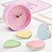 4PCS Heart Shaped Sticky Notes, Colored Sticky Notes Pink Red Blue Cute Fun Love Self-Adhesive Note for Kids School Classroom Office College (Heart)