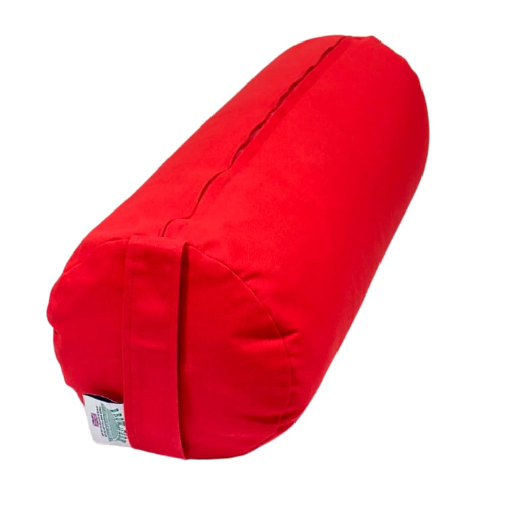 Sustainable Yoga Bolster – Filled with Organic Buckwheat Hulls for Natural Support