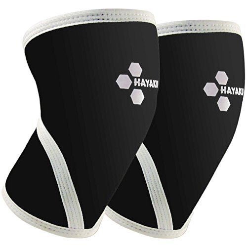 Buy 7mm Knee Sleeves (One Pair) Premium Neoprene Knee Sleeves for Squatting, Powerlifting and