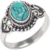 Gemstone Ring, Silver Ring, Silver Overlay Handmade Ring, Bohemian Jewelry, Silver Ring For Women Girls All Size US, Anniversary Gift, Gift For Her, Christmas Gift