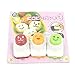 MoJyetli DIY Sushi Tool, 3Pcs Smile Face Laver Seaweed Nori Punch Embossing Device Rice Ball Onigiri Mould