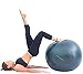 Pavandeep Exercise Ball Chair, BPA Free (Charcoal, M (65cm))