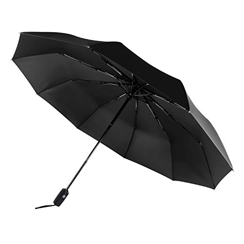 Saiveina Umbrella,Travel Umbrella 10 Ribs 210T Folding Waterproof