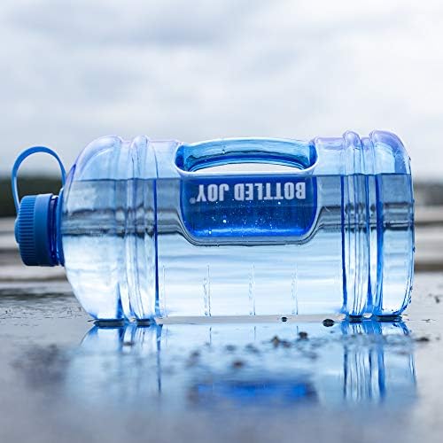 Blue BPA-free water bottle with a price of $11.99 as of August 9, 2023.