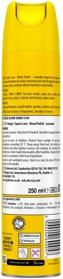 Pledge Lavender Expert Care Wood Polish Spray 250ml view 5