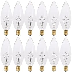 (Pack of 12) 15 Watt CTC Clear Candelabra Base