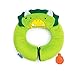 Trunki Kid's Travel Neck Pillow with Magnetic Child's Chin Support - Yondi Small Dudly Dinosaur (Green) primary