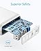 Anker Quick Charge 3.0 43.5W 4-Port USB Wall Charger, PowerPort Speed 4 for Galaxy S9/S8/edge/plus, Note 8/7, LG G6/G5, HTC, Nexus 9, with PowerIQ for iPhone XS/Max/XR/X/8/Plus, iPad, and More