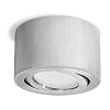 SSC-LUXon CELI-1A opbouwlamp LED spot aluminium rond – plat draaibaar – opbouw plafondlamp incl. LED-module 5W warm wit…