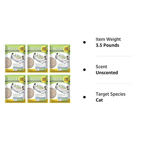Tidy Cats Breeze Cat Breeze Litter Pellets (3.5 LB (Pack of 6