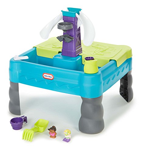 Little Tikes Sandy Lagoon Waterpark Play Table, Teal/Green