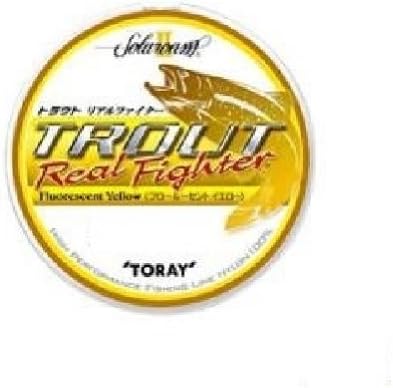 Toray. Trout Real Fighter, Nylon. Fluorescent Yellow. 2lb 100m.