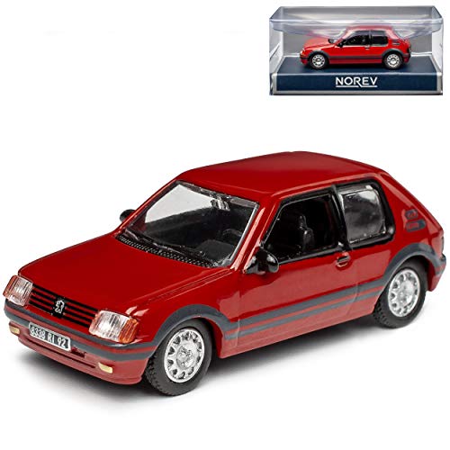 Peugeot 205 G-T-I Rot 1983-1998 H0 1/87 Norev Modell Auto