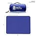 High Cedars Living XL Waterproof Blanket, Warm Fleece Outdoor Stadium Blanket, Camping Blanket, Picnic Blanket, Beach Blanket, Waterproof Carry Bag, Machine Washable, 78 x 55 Inches, Blue Blanketthumb 3