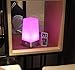 WRalwaysLX LED Square Night Light with Remote Control,Color Changing Table Lamp Battery Operated Lamp for Kids Room, Bedroom,Kitchen USE 3xAA Battery (not Include)