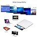 External Blu Ray DVD Drive 3D, USB 3.0 Optical Bluray DVD CD RW Row Burner Player Rewriter Compatible for MacBook OS Windows 7 8 10 PC iMac