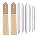 Looneng Sandpaper Block and Blending Stumps Sketch Drawing Tools Set, 8 Pieces