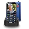 GSM-Big-Button-Mobile-Phone-for-ElderlyDual-Sim-Free-Basic-Mobile-PhoneUnlocked-Senior-Phone-with-SOS-Button-Speed-Dial-1000mAh-HAC-Torch-Side-Buttons-Bluetooth-Charging-Dock-Blue ukuu GSM Big Button Mobile Phone for Elderly,Dual Sim Free Basic Mobile Phone,Unlocked Senior Phone with SOS Button…