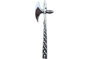 AAR Scottish Kilt Pin Battle Axe Antique and Silver Finish
