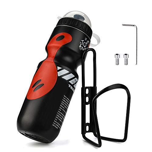 Bike Water Bottle Cage,4 Pack Water Bottle Cage Holder Carrier,for Road, Mountain, Hybrid, Touring & Electric Bicycles.