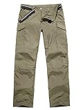 Jessie Kidden Hiking Pants Mens, Adventure Quick Dry Lightweight Fishing Travel Mountain Multi-Pockets Cargo Pants
