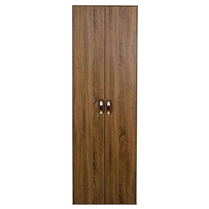 Evana Furn Aspire Wood 2 Door Wardrobe 2 Feet Wooden Wardrobe Cabinet Fa Wd 1860 03 Brown Colour