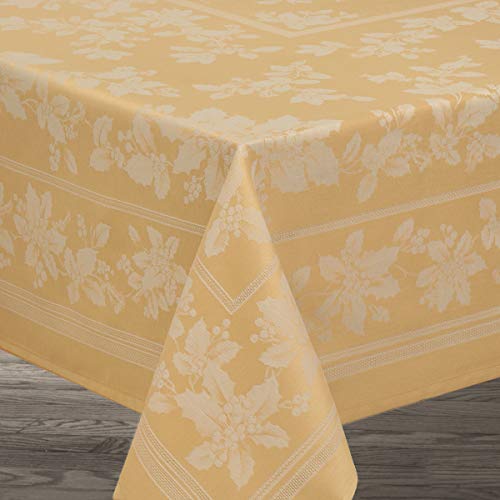 image for  Benson Mills Holiday Elegance Engineered Jacquard Christmas Tableclot