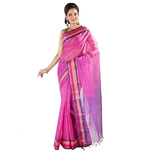 Hawai Women's Allday Bengal Tant Cotton Saree