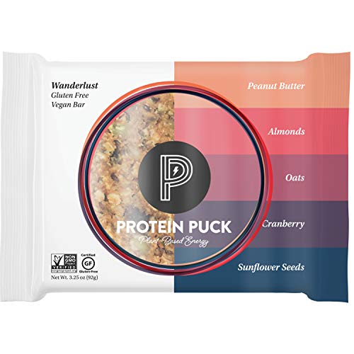 Protein Puck, Bar Energy Peanut Butter Almond Cranberry Oats, 3.25 Ounce