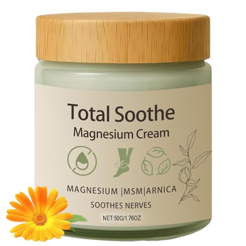 LBOYLOVE® Total Soothe Magnesium Cream,Nerve Relief Cream,Joint Relief with Mineral Delivery Formula, MSM & Arnica for Knee Joint & Muscles