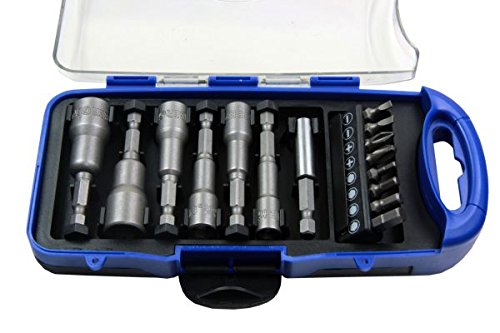 US Pro 15pc 1/4 Dr Nut Driver and Bit Set B1371