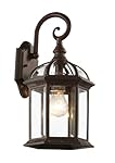 Trans Globe Lighting 4181 RT Outdoor Wentworth 15.75" Wall Lantern, Rust