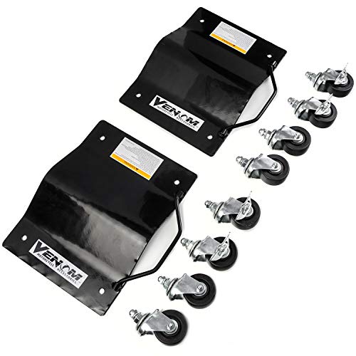 image for Venom 4x Heavy Duty Automotive Wheel Dolly Tire Dollies Set - Great fo