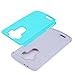 LG G4 Case, LK LG G4 Case [Drop Protection] [Shock Absorption] Hybrid Dual Layer Armor Defender Protective Case Cover for LG G4 (Teal)