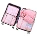 OEE 6 pcs Luggage Packing Organizers Packing Cubes Set for Travel
