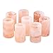 Pink Himalayan Salt Shot Glasses | Best Salted Tequila Shot Glasses 100% Pure, 1.2 oz 3inch Carved Salt Rock Shooter Glasses 8 Pc Set